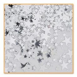 BEISTLE COMPANY Silver Stars Confetti