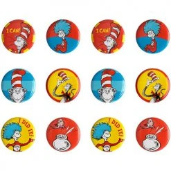 AMSCAN Dr. Seuss Buttons 12ct