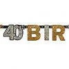 AMSCAN Banners 40th Sparkling Celebration Letter Banner